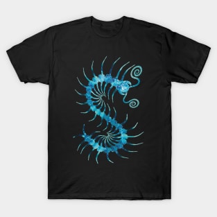 Electric Blue Centipede T-Shirt